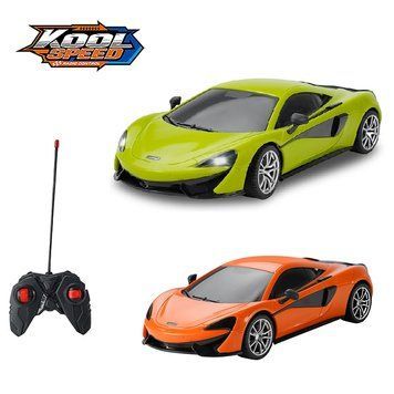 Машинка на радіокеруванні "McLaren" на батарейках оливкова/оранжева (25,2x12x10 см)/Kool Speed DHTRC10483N фото