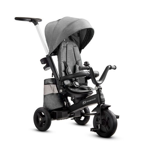 Велосипед триколісний Kinderkraft EASYTWIST Platinum Grey 25061 фото