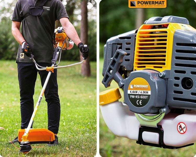 Бензокоса Powermat 6 км + аксесуари (Польща) 2603704437 фото